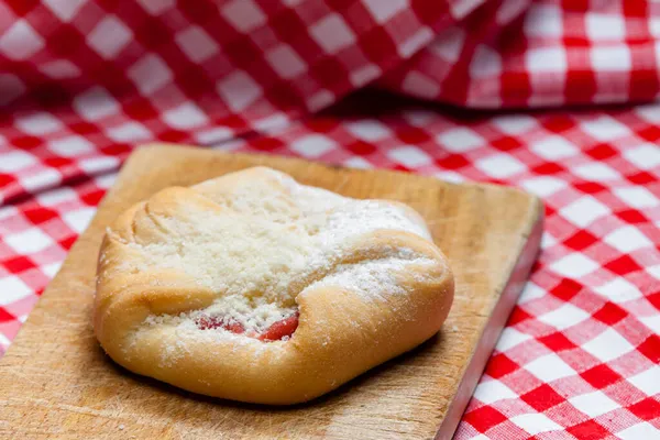 Gâteaux Traditionnels Tchèque Sur Bois Épicéa Brûlé — Photo