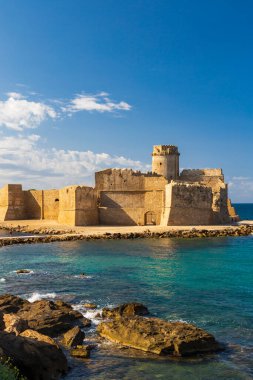 Isola di Capo Rizzuto Kalesi, Crotone ili, Calabria, İtalya