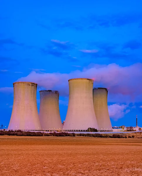 Dukovany Atomerőmű Vysocina Régió Cseh Köztársaság — Stock Fotó