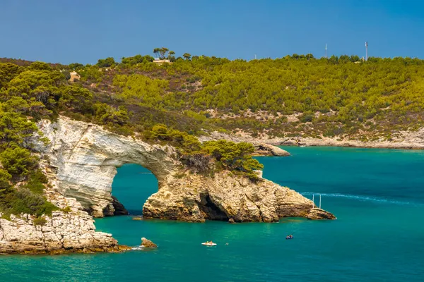 Arco San Felice Vieste National Park Gargano Apulia Italy — Stock Photo, Image