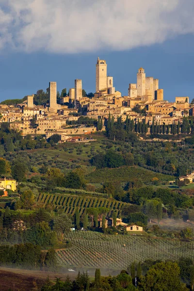 San Gimignano Sito Unesco Toscana Italia — Foto Stock