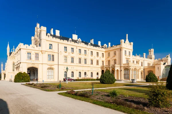 Lednice Castle Südmähren Unesco Weltkulturerbe Tschechische Republik — Stockfoto