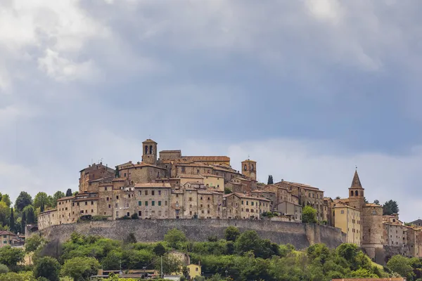 Anghiari Středověká Vesnice Arezzo Toskánsko Itálie — Stock fotografie