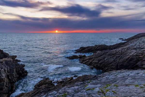 Línea Costera Quiberon Morbihan Bretaña Francia —  Fotos de Stock