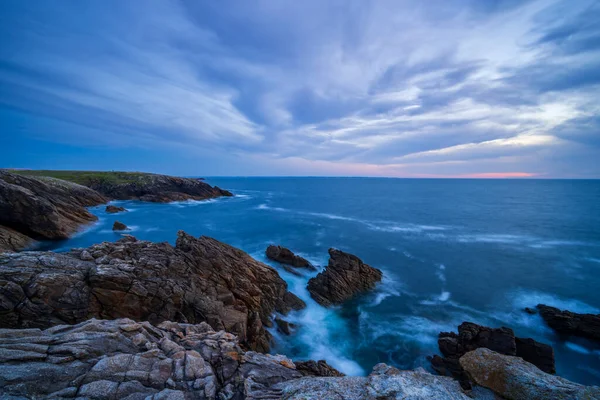 Quiberon, Morbihan, Brittany, Fransa kıyı şeridi