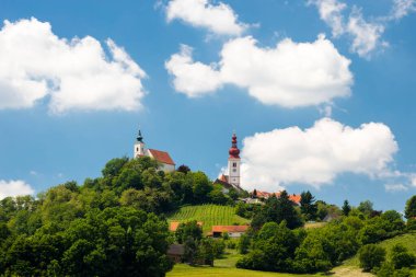 Styria, Avusturya 'daki Straden kasabası ve şarap bağları