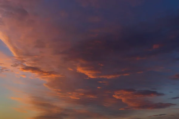 Hermoso Cielo Con Nube Antes Del Atardecer — Foto de Stock