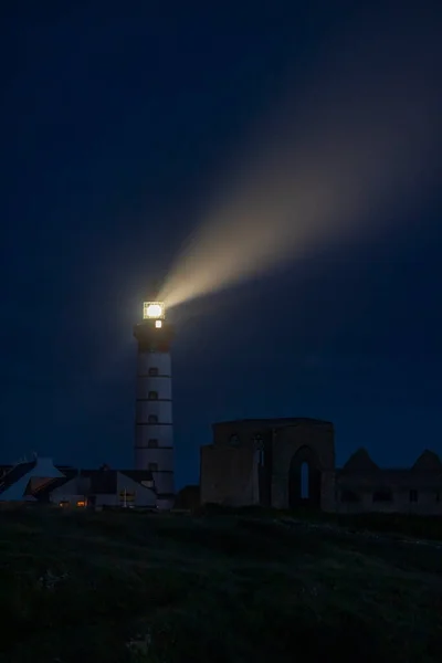 マチュー灯台 ポワント マチューIn Plougonvelin Finistere フランス — ストック写真