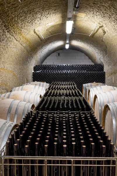 Wine Cellars Barrels Traditional Wine Called Bikaver Eger Hungary — Stock Photo, Image