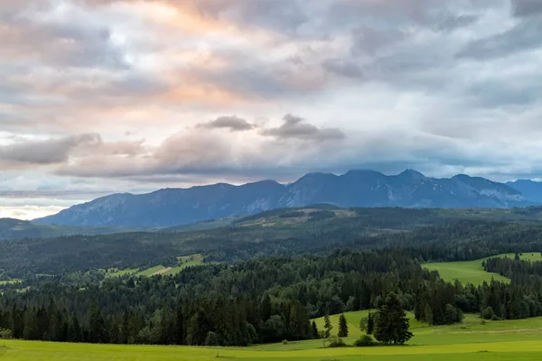 Jurgow Yakınlarındaki High Tatras Polonya Manzarası — Stok fotoğraf