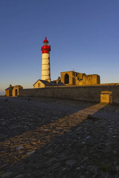Saint Mathieu Lighthouse Pointe Saint Mathieu Plougonvelin Finistere Francie — Stock fotografie