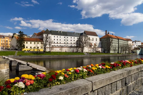 Исторический Старый Город Писек Южная Чехия — стоковое фото