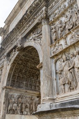 Trajan kemeri, antik Roma zafer kemeri, Benevento, Campania, İtalya