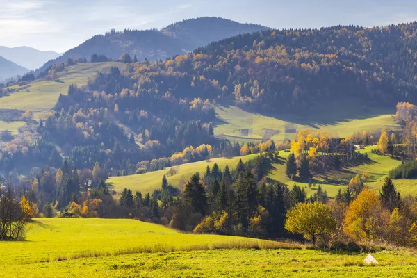 Осінній Пейзаж Горах Фатра Словаччина — стокове фото