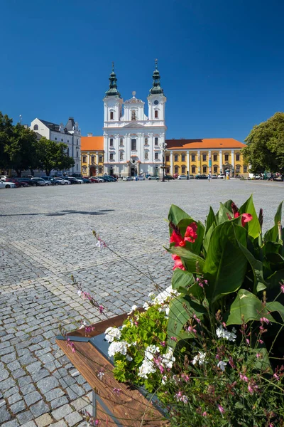 Stare Miasto Uherske Hradiste Morawy Południowe Czechy — Zdjęcie stockowe