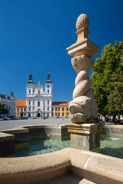 Stare Miasto Uherske Hradiste Morawy Południowe Czechy — Zdjęcie stockowe