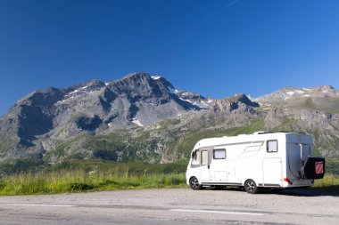 Col du Mont Cenis yakınlarında (Lac du Mont Cenis Gölü), Savoie, Fransa