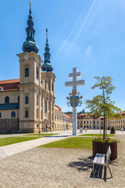 Basilika Mariä Himmelfahrt Und Cyrillus Und Methodius Velehrad Tschechien — Stockfoto