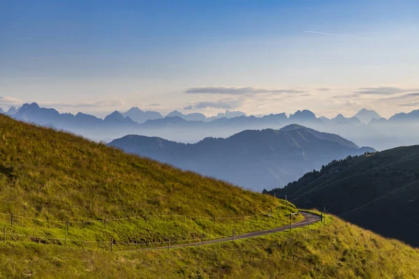 Paisaje Verano Cerca Monte Grappa Norte Italia — Foto de Stock