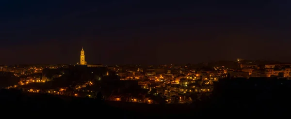 Unesco Sitesi Matera Antik Kenti Sassi Matera Basilicata Güney Talya — Stok fotoğraf