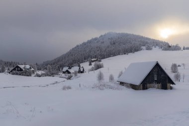 Jizerka yerleşimcileri, Korenov köyü, Liberec bölgesi, Kuzey Bohemya, Çek Cumhuriyeti