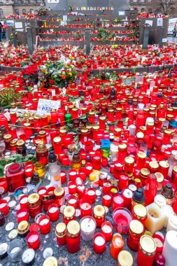 Eski cumhurbaşkanı Vaclav Havel 'in Aralık 2011' deki ölümünden sonra, Prag, Çek Cumhuriyeti