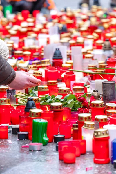 Remembering Death Former President Vaclav Havel December 2011 Prague Czech — Stock Photo, Image