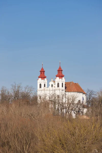 Igreja Visitação Virgem Maria Lechovice República Checa — Fotografia de Stock