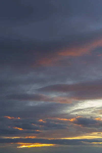 Nori Apus Soare Toamnă — Fotografie, imagine de stoc