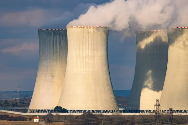 Kärnkraftverk Dukovany Regionen Vysocina Tjeckien — Stockfoto