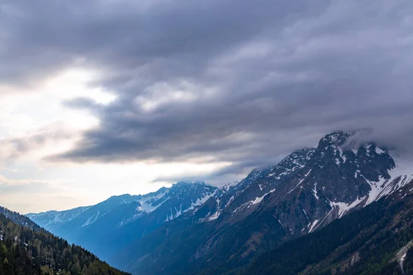 Peisaj Apropiere Șaua Staller High Tauern Tirolul Est Austria — Fotografie, imagine de stoc