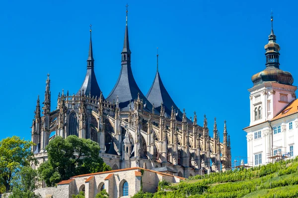 Kutna Hora Cattedrale Santa Barbara Sito Unesco Repubblica Ceca — Foto Stock