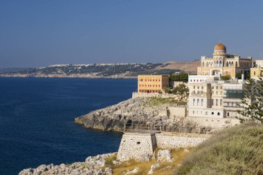Santa Cesarea Terme 'deki Villa Sticchi, Salento, Apulia bölgesi, İtalya