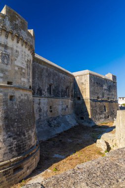 Castello di Acaya kalesi, Lecce ili, Apulia, İtalya