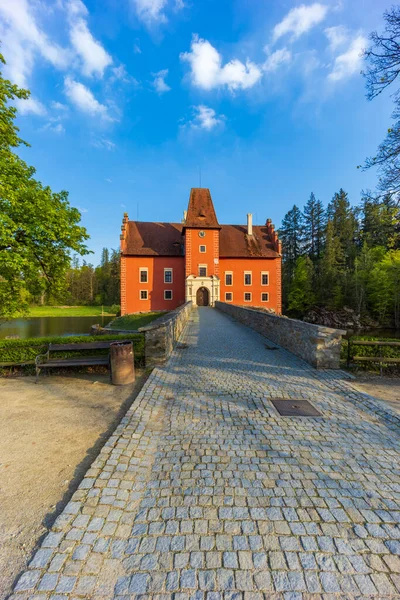 Castillo Cervena Lhota Sur Bohemia República Checa —  Fotos de Stock