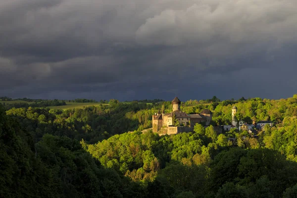 Castillo Sovinec Nizky Jesenik Moravia Del Norte República Checa — Foto de Stock