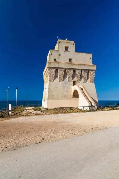 Κάστρο Torre Mileto Κοντά Στο San Nicandro Garganico Apulia Ιταλία — Φωτογραφία Αρχείου