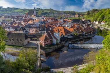 Cesky Krumlov eski kasaba, UNESCO sitesi, Güney Bohemya, Çek Cumhuriyeti