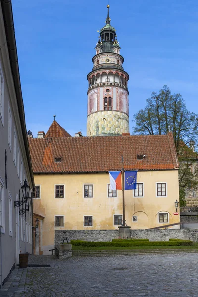 Cesky Krumlov Catle Unesco Terület Dél Csehország — Stock Fotó