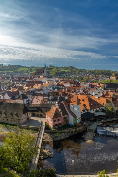 Cesky Krumlov Gamla Stan Unesco Plats Södra Böhmen Tjeckien — Stockfoto