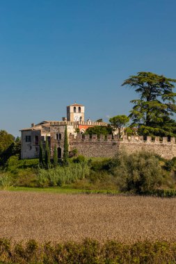Castello di Castellaro Lagusello, UNESCO sitesi, Lombardy bölgesi, İtalya