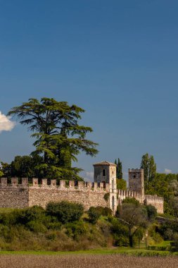 Castello di Castellaro Lagusello, UNESCO sitesi, Lombardy bölgesi, İtalya