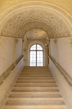 Serrant Kalesi İçişleri (Chateau de Serrant), Saint-Georges-sur-Loire, Maine-et-Loire Departmanı, Fransa
