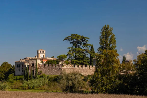 Castello Castellaro Lagusello Unesco Site Lombardy Region Italy — Stock Photo, Image