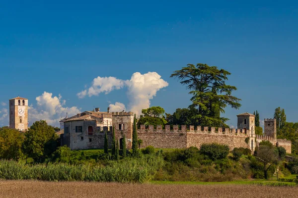 Castello Castellaro Lagusello Unesco Site Lombardy Region Italy — Stock Photo, Image