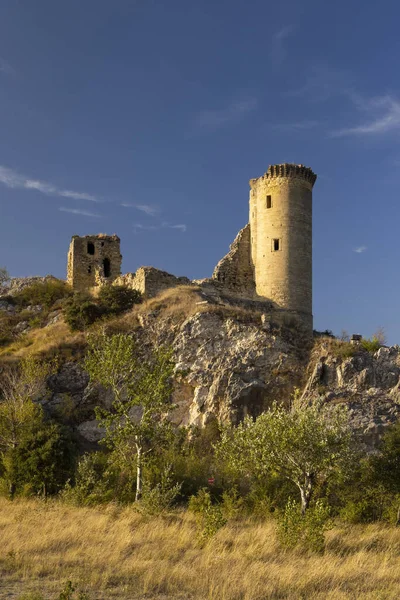 Chateau Hers Ruïnes Bij Chateauneuf Pape Provence Frankrijk — Stockfoto