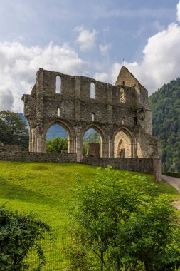Aulps Abbey, Saint Jean d Aulps Aulps Vadisi, Haute Savoie, Fransa