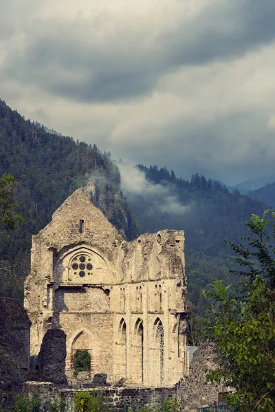 Aulps Abbey Saint Jean Aulps Aulps Valley Haute Savoie França — Fotografia de Stock