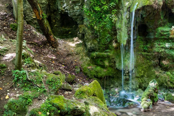 Vodopád Hajský Slovenský Ráj Slovensko — Stock fotografie