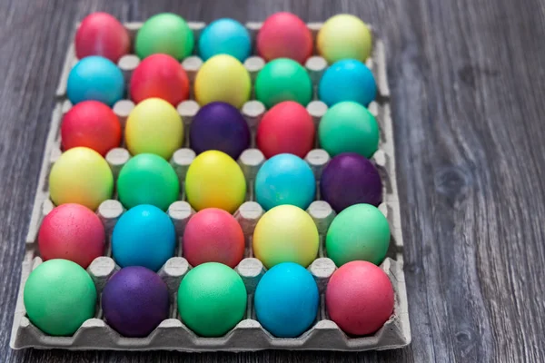 Περιοχή Από Χρωματιστά Πασχαλινά Αυγά — Φωτογραφία Αρχείου